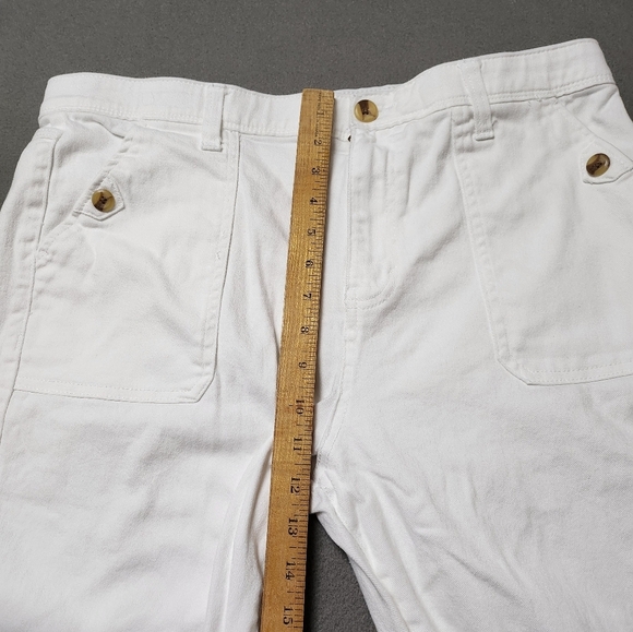 Curve Appeal Women's High Rise Wide Leg Crop Comfort Waist Sz 16 / 33 - Picture 7 of 9